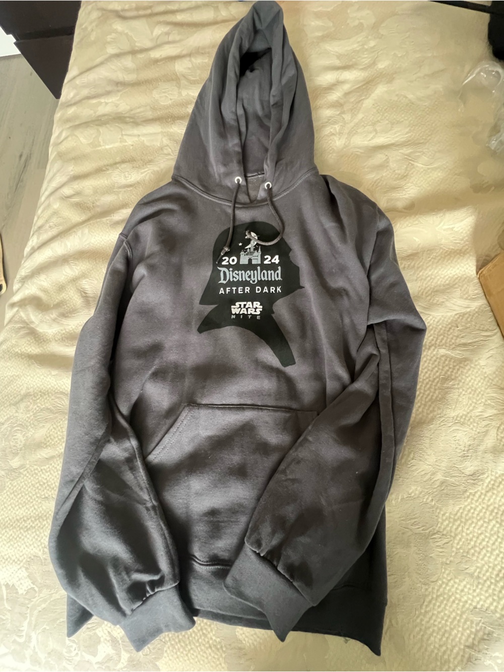 Disney Star Wars Nite 2024 Darth Vader Pullover Hoodie Size Small